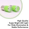 Allextreme ‎BAY15D 1157 LED Parking Bulb 5W Universal Ultra-Bright Brake Tail Light for Car (Green, 2 Pcs)