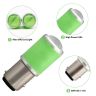 Allextreme ‎BAY15D 1157 LED Parking Bulb 5W Universal Ultra-Bright Brake Tail Light for Car (Green, 2 Pcs)