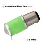 Allextreme ‎BAY15D 1157 LED Parking Bulb 5W Universal Ultra-Bright Brake Tail Light for Car (Green, 2 Pcs)
