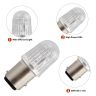 Allextreme EXT10M Universal Multipurpose T10 LED Projector Light for Car Interior Exterior, Bike Motorcycle (Multicolor, 2 Pcs)