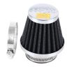AllExtreme EXAFIL1 Extended Air Filter with Clamp Engine Replacement Inlet Rubber Intake Induction Kit for All Motorcycle and Bikes (42mm, Universal)
