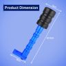 AllExtreme EXPLGL2 Universal Motorcycle Frame Slider Falling Protector Motorcycle Crash Guard Pads Compatible with Kawasaki Yamaha Suzuki KTM (Blue)