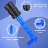 AllExtreme EXPLGL2 Universal Motorcycle Frame Slider Falling Protector Motorcycle Crash Guard Pads Compatible with Kawasaki Yamaha Suzuki KTM (Blue)