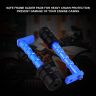AllExtreme EXPLGL2 Universal Motorcycle Frame Slider Falling Protector Motorcycle Crash Guard Pads Compatible with Kawasaki Yamaha Suzuki KTM (Blue)