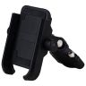 Allextreme EXHMU01 Handle Bar Mount Mobile Cell Phone Holder Cradle Stand 360 Rotation for Motorcycle and Bike (Black)