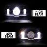 Allextreme EXSS02R 3 LED Headlight Lamp Universal Waterproof Off Road Driving CREE LED Fog Light for Bike, Jeep and Cars (White, Pack - 2)
