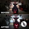 AllExtreme EXSRS2 H4 LED Headlight Bulb with Cooling Fan 36W Head lamp Conversion Kit for Bike Car SUV and Motorcycles (PACK - 2)