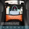 Allextreme EX-IT-01-T Trunk Organizer Backseat Large Anti-Slip Storage Hanging Utility Tool Space Saver Bag for Cars, SUVs & Trucks (Tan)