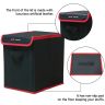 Allextreme Trunk Organizer Backseat Large Anti-Slip Multi-Compartment Foldable Storage Utility Tool Space Saver Bag for Cars, SUVs & Trucks (EX-IT-06)