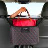 Allextreme EX-IT-01-R Trunk Organizer Backseat Large Anti-Slip Storage Hanging Utility Tool Space Saver Bag for Cars, SUVs & Trucks (Red)