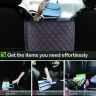 Allextreme EX-IT-01-R Trunk Organizer Backseat Large Anti-Slip Storage Hanging Utility Tool Space Saver Bag for Cars, SUVs & Trucks (Red)