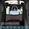 Allextreme EX-IT-01-R Trunk Organizer Backseat Large Anti-Slip Storage Hanging Utility Tool Space Saver Bag for Cars, SUVs & Trucks (Red)