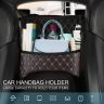 Allextreme EX-IT-01-BG Trunk Organizer Backseat Large Anti-Slip Storage Hanging Utility Tool Space Saver Bag for Cars, SUVs & Trucks (Brown)