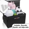 Allextreme EX-IT00 Trunk Organizer with Multi-Compartment, Backseat Organizer, Collapsible Anti-Slip Storage Utility Tool for Space Saver for Cars, SUVs & Trucks (Black, 6 Pockets)