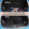 Allextreme EX-IT00 Trunk Organizer with Multi-Compartment, Backseat Organizer, Collapsible Anti-Slip Storage Utility Tool for Space Saver for Cars, SUVs & Trucks (Black, 6 Pockets)