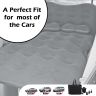 Allextreme M1 Multifunctional Inflatable Car Bed Mattress Universal Car Back Seat for Baby Travel Air Inflation with Two Air Pillows, Car Air Pump and Repair Kit (Grey)