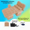Allextreme M1 Multifunctional Inflatable Car Bed Mattress Universal Car Back Seat Travel Air Inflation with Two Air Pillows, Car Air Pump and Repair Kit (Beige)