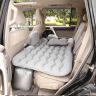 Allextreme A2 Multifunctional Inflatable Car Bed Mattress Universal Car Back Seat for Baby Travel Air Inflation with Two Air Pillows, Car Air Pump and Repair Kit (Grey)