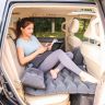 Allextreme A2 Multifunctional Inflatable Car Bed Mattress Universal Car Back Seat for Baby Travel Air Inflation with Two Air Pillows, Car Air Pump and Repair Kit (Random Colors)