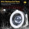 Allextreme EXSS2P Universal Car Projector LED Fog Light COB Halo White Angel Eye Rings for Cars (10W, 2 PCS)