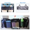 Allextreme IT-08 Trunk Organizer Backseat Large Anti-slip Storage Hanging Utility Tool Space Saver Bag for Cars, SUVs & Trucks (Black)