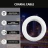 Allextreme HD camera Coaxial CCTV Cable for Security Camera System Signal for CCTV Surveillance Camera (15 Mtr)