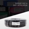 Allextreme Coaxial Cable RG-59 U with CCS (Copper Clad Steel) Good for CCTV Installation Security System Digital Coax Audio Cable- 60 Mtrs