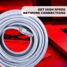 Allextreme Patch Cord Cat-6E (Comm) Compatible with Computers & Laptops, High speed Cable Cord for Modem, Router (50 Mtrs)