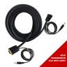 Allextreme VGA Cable With Audio Compatible Wire for Computer Monitor High Resolution Durable & Portable Cable Good for All Devices(10 Mtrs)