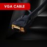 Allextreme VGA Cable With Audio Compatible Wire for Computer Monitor High Resolution Durable & Portable Cable Good for All Devices(10 Mtrs)