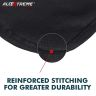 Allextreme EXNOB1 Nylon Universal Car Auto Seat Back Multi Pocket Organizer Bag for Mobile, Bottle, Map, Magazines and Umbrella Storage (Black)
