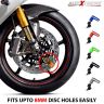 AllExtreme EXMDC1 Heavy Duty Disc Brake Lock Anti Theft Stainless Steel 8mm Pin Wheel Locking Security Lock for Bike and Motorcycle (Color may Vary)