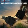 AllExtreme EXMDC1 Heavy Duty Disc Brake Lock Anti Theft Stainless Steel 8mm Pin Wheel Locking Security Lock for Bike and Motorcycle (Color may Vary)