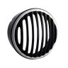 AllExtreme EXSTC1T 7 Inch PVC Headlight Grill Cover Bike with DRL LED Light for Motorcycle (Tricolor)