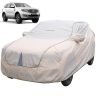 AllExtreme FE8001 Car Body Cover for Ford Endeavour Custom Fit Waterproof Dust UV Heat Resistant for Indoor Outdoor SUV Protection (Light Pink with Mirror)