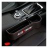 Allextreme EXSO02 Car Seat Gap Filler Leather PU Car Console Side Storage Organizer Seat Pockets Catch Caddy/Card Mobile Holder Storage Box (Black, 2 PC)