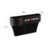 Allextreme EXSO02 Car Seat Gap Filler Leather PU Car Console Side Storage Organizer Seat Pockets Catch Caddy/Card Mobile Holder Storage Box (Black, 2 PC)