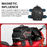 Allextreme EXRBTC1 Magnetic Fuel Tank Bag with Rain Cover Universal Fit Sling Storage Accessory for All Motorcycles Bike (Black)
