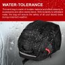 Allextreme EXRBTC1 Magnetic Fuel Tank Bag with Rain Cover Universal Fit Sling Storage Accessory for All Motorcycles Bike (Black)