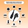Allextreme Computer Cable CPU Power Cable Cord for Desktop PC, Monitor, SMPS, and Printer Long-lasting 0.5 Sqmm (1.8 Mtr)