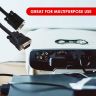Allextreme Male to Male High Performance 15 Pin VGA Cable with Low Noise Support PC/Monitor/LCD/LED, Plasma, Projector (5 Mtrs)