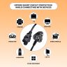 Allextreme Computer Power Cable CPU ISI Power Cable Cord for Desktop PC, Monitor, SMPS, and Printer Long-Lasting 1.8 Mtr
