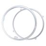 Allextreme Outer Ring for Headlight Trim Ring Heavy Duty Chrome Plated Head Lamp Cover compatible With Bullet Motorcycles