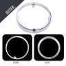 Allextreme Outer Ring for Headlight Trim Ring Heavy Duty Chrome Plated Head Lamp Cover compatible With Bullet Motorcycles