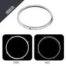 Allextreme Outer Ring for Headlight Trim Ring Heavy Duty Chrome Plated Head Lamp Cover compatible With Bullet Motorcycles