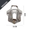 AllExtreme Motorcycle Kickstand Pad Extender CNC Foot Side Stand Enlarger Extension Pad Support Plate for Outdoor Parking Compatible with Royal Enfield Himalayan