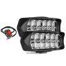 AllExtreme EXMNLD1 12 LED Fog Lights Perfect Spot Beam Lamp with Handle Bar Switch for Bikes & Motorcycle (2 PCs, 18W)