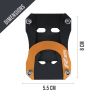 AllExtreme ALL-STD015 Bike Stand Extender Pad CNC Foot Side Kickstand Enlarger Extension Compact Support Plate Compatible with Yamaha R15