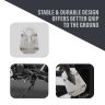 AllExtreme ALL-STD009 Bike Stand Extender Pad CNC Foot Side Kickstand Enlarger Extension Compact Support Plate Compatible with Honda H'ness CB350