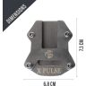 AllExtreme ALL-STD017 Bike Stand Extender Pad CNC Foot Side Kickstand Enlarger Extension Compact Support Plate Compatible with Hero Xpulse